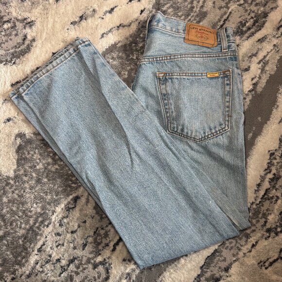 Levi Strauss Signature Regular Light Blue Wash W34 L32 Jeans - Picture 1 of 16